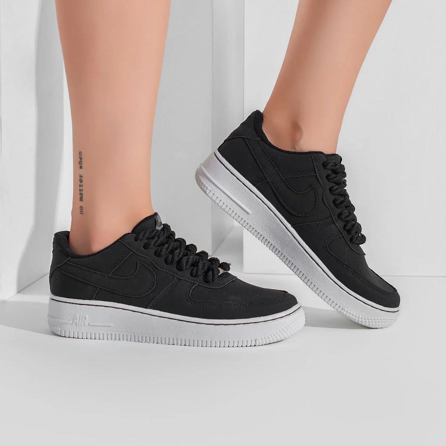 Nike Air Force 1 - Cinza Branco