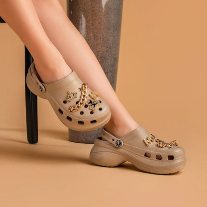 Babuche Corfly Preto + Bottons