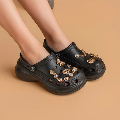 Babuche Corfly Preto + Bottons